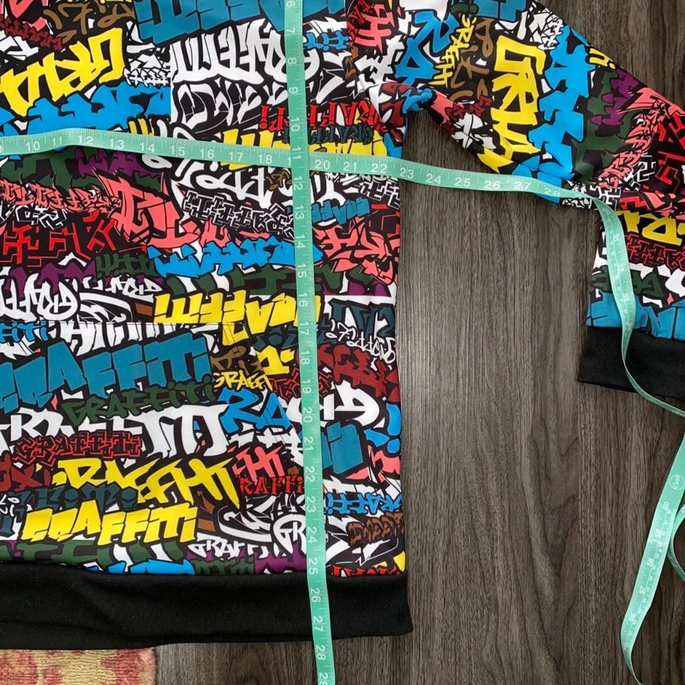 G - Net Multi Color Hoodie Drawstring Jogger Set … - image 4